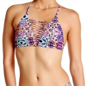 NWT Gypsy 05 Mosaic Print Bikini Top